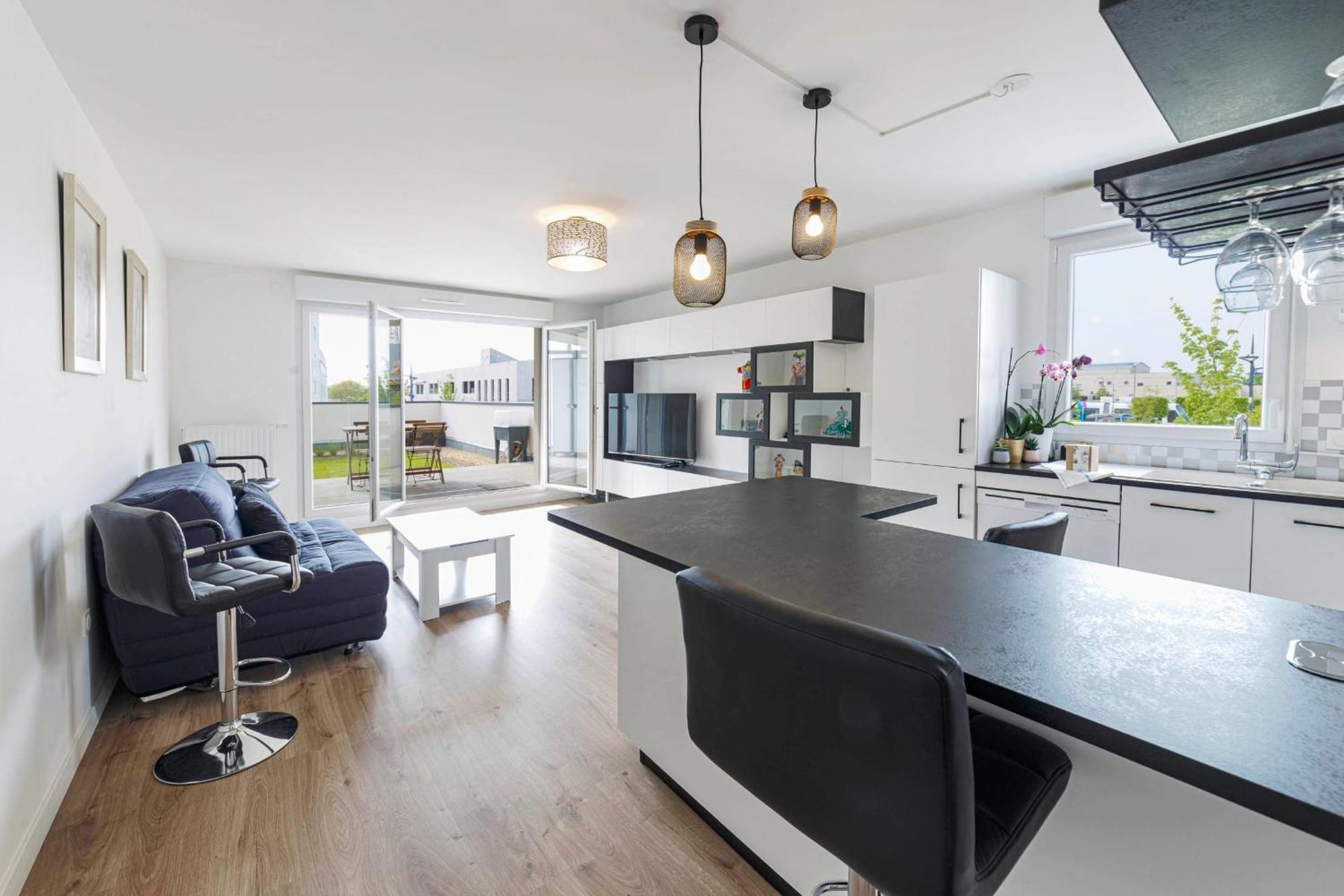 Apartamento T2 Terrasse -Terra Botanica Et Aquavita Angers Exterior foto