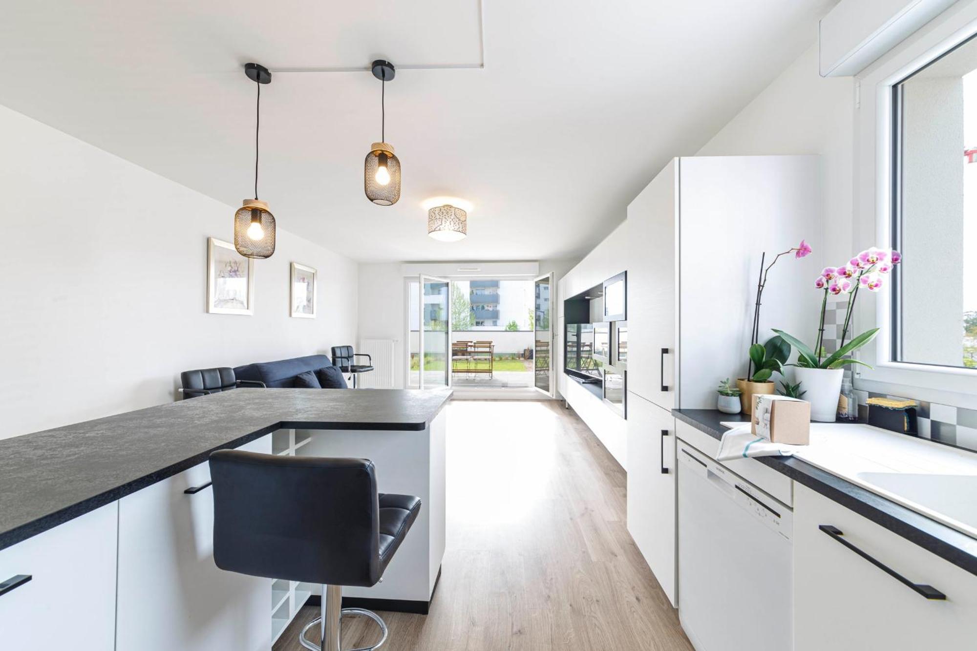 Apartamento T2 Terrasse -Terra Botanica Et Aquavita Angers Exterior foto